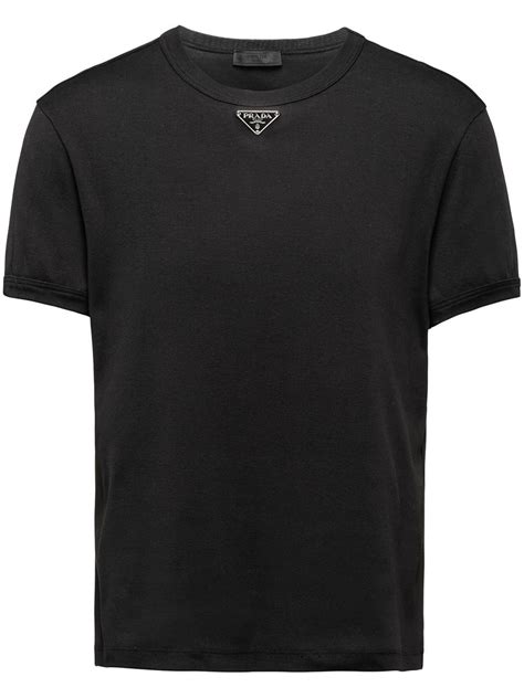 prada black tee|prada shirts on sale.